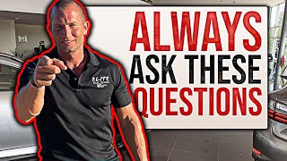 Questions to ALWAYS ask on the car lot as a Car Salesman  Car Selling Tips [upl. by Sisson]