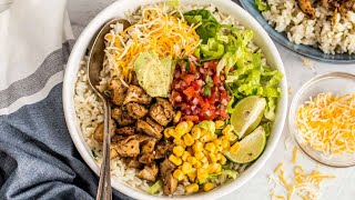 Chipotle Chicken Burrito Bowl [upl. by Ebsen]