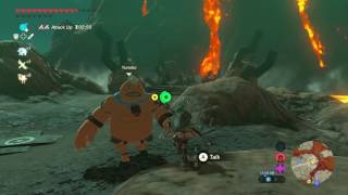 Breath of the Wild How to get to Divine Beast Vah Rudania Main Quest [upl. by Hehre]