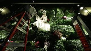 2016 Holiday Windows Destination Extraordinary  Bergdorf Goodman Windows [upl. by Aehcim]