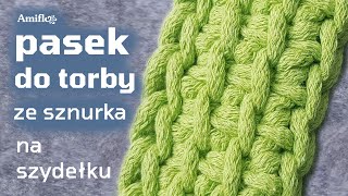 Pasek do torby na szydełku  How to crochet bag strap [upl. by Ssew741]