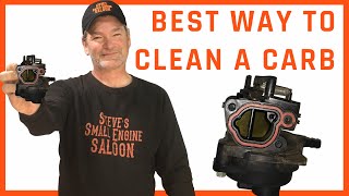 EASIEST WAY To Clean a Plastic Briggs Carburetor [upl. by Zerelda975]