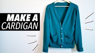 How to Make a Cardigan with Pockets  WITHWENDY [upl. by Danette290]