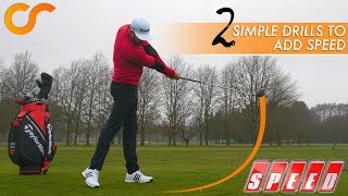 2 SIMPLE DRILLS FOR MORE CLUB HEAD SPEED [upl. by Ninos]