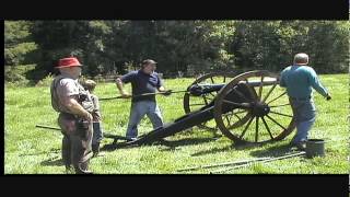 Target shooting with a Civil War Whitwirth cannon [upl. by Axia]