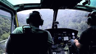 UH1 Huey Helicopter Military Approach and Landing [upl. by Rimat394]