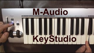 MAudio KeyStudio MIDI Controller Review and Setup [upl. by Ocirled]