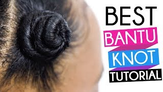 How To  Perfect Bantu Knots on Natural Hair amp Transitioning Hair [upl. by Aylsworth816]