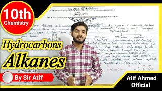 Alkanes  10th class chemistry chapter 12 Hydrocarbons  saturated and unsaturated Hydrocarbons [upl. by Gentille]