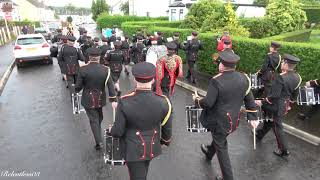 Dunloy Accordion Band Full Clip  Their Own Parade 250720 [upl. by Charis]