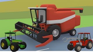 Tractor Vehicles for Kids  Animation  Watermelon Harvest  Bajka Traktor i Arbuzy historia [upl. by Akcired]