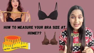 How to Measure Bra Size  Easy Tutorial [upl. by Ahsenra]