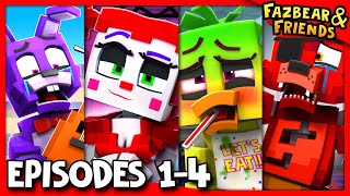 EPISODES 14 COMPILATION  Fazbear and Friends FNAF Series [upl. by True311]