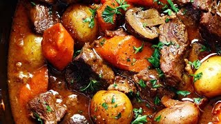 Slow Cooker Beef Bourguignon I The Recipe Critic [upl. by Tikna]