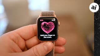 Hands On How to Take An ECG Test on Apple Watch Series 4 [upl. by Reinke203]