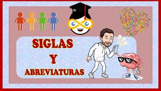 Tema 7 Lengua  Siglas y Abreviaturas [upl. by Sesilu]