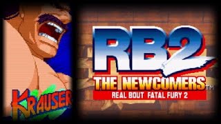 Real Bout ⭐️ Fatal Fury 2 1998  Wolfgang Krauser 💪 Combos クラウザー コンボ リアルバウト餓狼伝説 RBFF2 NeoGeo [upl. by Etteb]