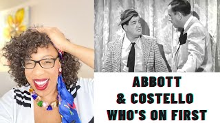 LOL First time watching ABBOTT amp COSTELLO  WHOS ON FIRST  REACTION [upl. by Marice]