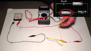 Mesure électrique 2 Ampèremètre 1 résistance [upl. by Esidarap]