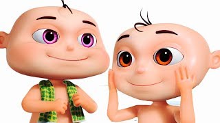 Five little Babies Bathing In A Tub  Learn Body Parts For Babies  Original Learning Songs For Kids [upl. by Dorry]