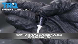 How to Replace Washer Nozzles 200918 RAM 1500 [upl. by Neit]