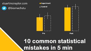 Ten Statistical Mistakes in 5 Min [upl. by Cappella]