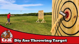 DIY Axe Throwing Target [upl. by Lynden715]