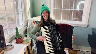 Irish Medley on accordion  Alicia Jo Straka [upl. by Delaine395]