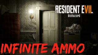 Resident Evil 7 PS4 PRO Infinite ammo [upl. by Neelie6]