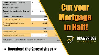 Calculate Months to payoff Mortgage [upl. by Lowery]