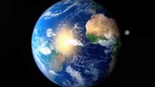 Earth animation 3D  HD  Maya 2014 [upl. by Casabonne]