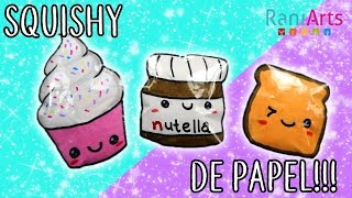 Haz SQUISHIES de PAPEL Super fáciles [upl. by Lorelle767]