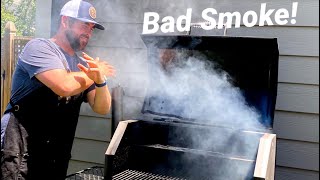 BBQ White Smoke Dirty amp Bad smoke [upl. by Madelle552]