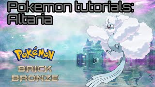 Pokemon Tutorials 9 Altaria  Pokemon Brick Bronze [upl. by Milon]