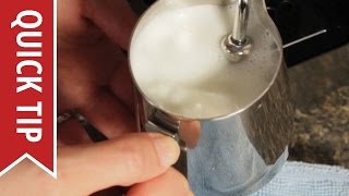 How to AutoFroth Milk for Lattes [upl. by Calen]