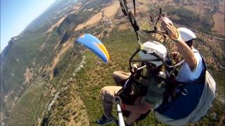 VUELO EN PARAPENTE BIPLAZA EN PAREJA [upl. by Cheke]