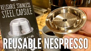 HOW TO USE YOUR OWN COFFEE IN A NESPRESSO MACHINE [upl. by Amhsirak800]