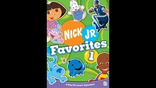 Opening To Nick Jr FavoritesVolume 1 2005 DVD [upl. by Leirum116]