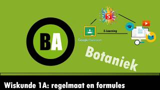 Wiskunde 1A  regelmaat en formules [upl. by Iinde339]