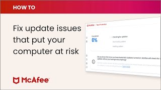 How to fix update issues with McAfee software on a Windows PC [upl. by Ahsenak]