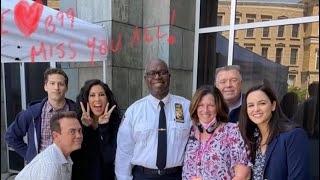 The Cast Say Goodbye To Brooklyn 99  Brooklyn 99 Season 8 Behind The Scenes Week 11 [upl. by Avalsorim594]