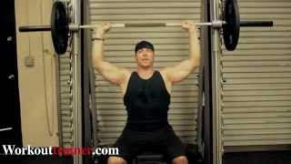 Smith Machine Shoulder Press [upl. by Volny]