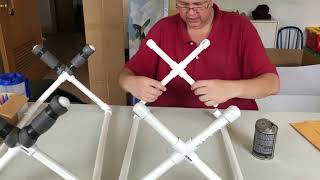 Making an airplane stand from PVC [upl. by Victorine21]