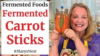 How to Make Fermented Carrot Sticks [upl. by Nylesaj]