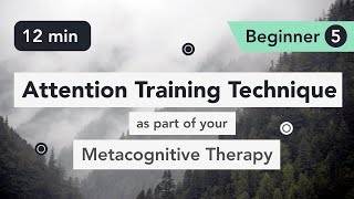 Attention Training Technique ATT in Metacognitive Therapy Beginner 5 [upl. by Drisko258]