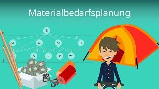 Materialbedarfsplanung  Bedarfsermittlung Erzeugnisstruktur durch Baukastenstückliste erfassen [upl. by Kcam]