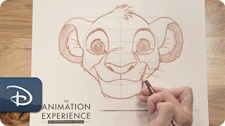 HowTo Draw Simba From ‘The Lion King’ [upl. by Nedi839]