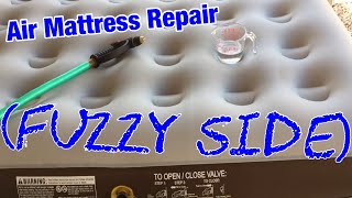 Air Mattress Repair “fuzzy side” [upl. by Walsh]