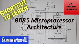 Easiest Trick to learn 8085 architecture  8085 microprocessor  8085 architecture  Shortcut [upl. by Ahsiei]