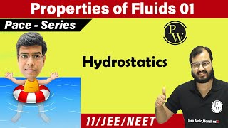 Properties of Fluids  Hydrostatics barometer gauge paradox pascal law  Class 11 JEE  NEET [upl. by Lytle]